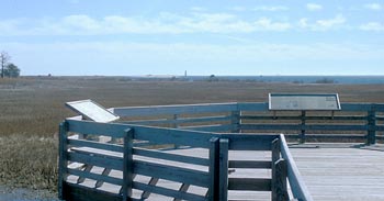 the New Point Comfort Lighthouse Viewing Deck