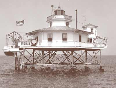 York Spit Lighthouse 1930