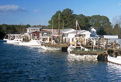 Mathews County Virginia Davis Creek Watermans Seafood Pier