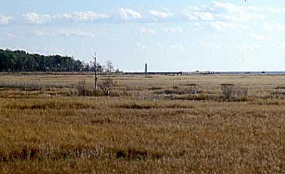 New Point Comfort Penisula with Lighthouse in background