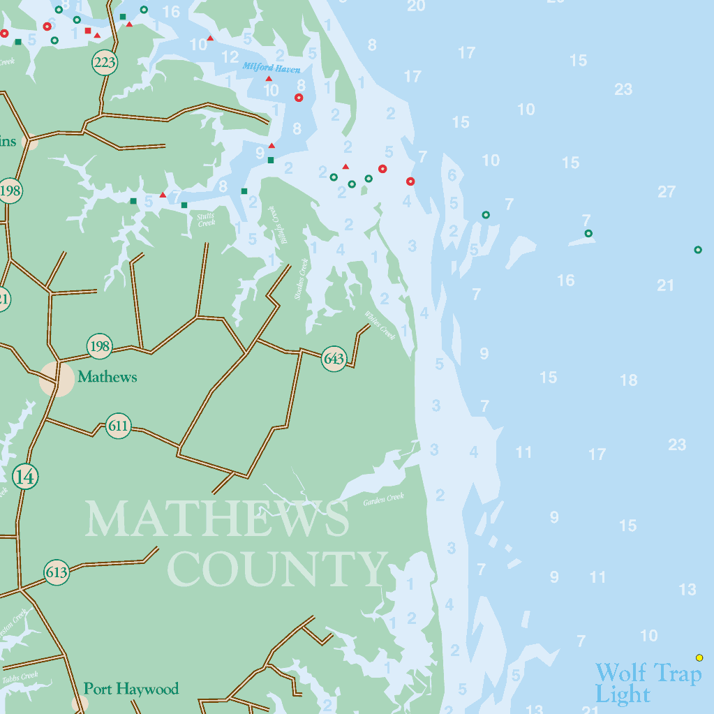 Wolf Trap Lighthouse , Milford Haven, Gwynn's Island, Chesapeake Bay 